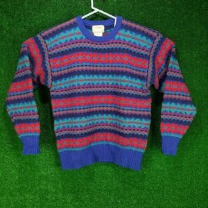 L.L. Bean Colorful winter sweater  men